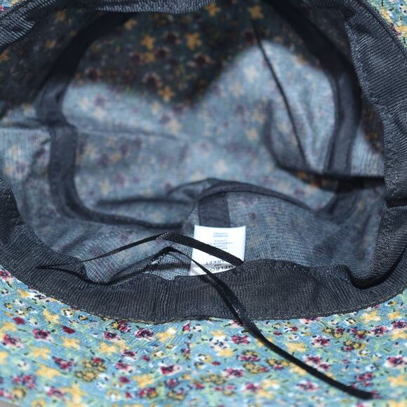 Melrose and Market Corduroy Bucket Hat - One Size - Blue / Green Floral - NWT - Picture 4 of 5